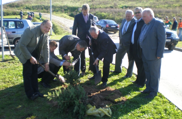 Dalyvauta projekto &quot;Lapių sąvartyno II-III kaupimo laukų nudujinimo sistemos įrengimas'' pristatyme